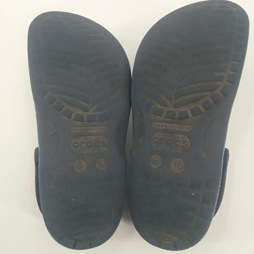 CROCS worn back